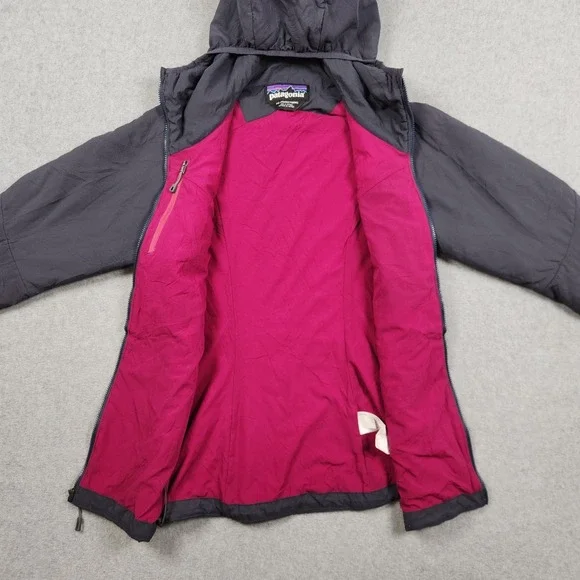 Patagonia Jacket Womens XS Extra Small Nano Air Hoody Black Puffer Hooded - Picture 2 of 16